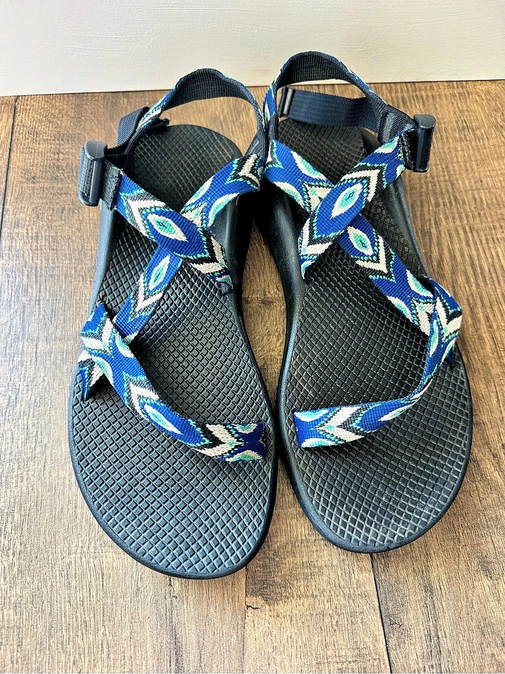 Chaco Z/1 Women's Sandals Black & Blue US 10
